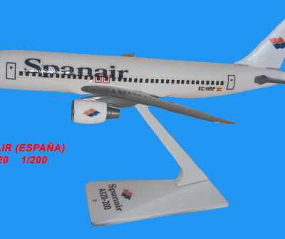 SPANAIR A320   (ESPAÑA / SPAIN)  1/200    REF, SPANAIR A320 001